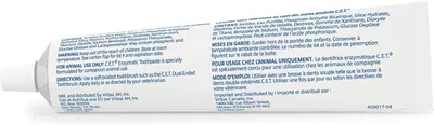 Displays the back of the product packaging with ingredient list, usage directions, warnings, and manufacturer information for regulatory compliance and consumer information.