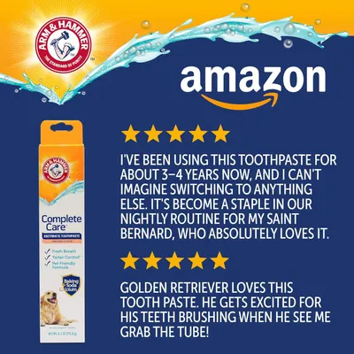 Uses a detailed customer testimonial with 5-star ratings to build trust and social proof, emphasizing product effectiveness and pet enjoyment over years of use. Presents authentic customer feedback…