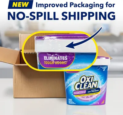 Reassures shoppers that the product features improved packaging designed to prevent spills during shipping, addressing a common concern with liquid products.
