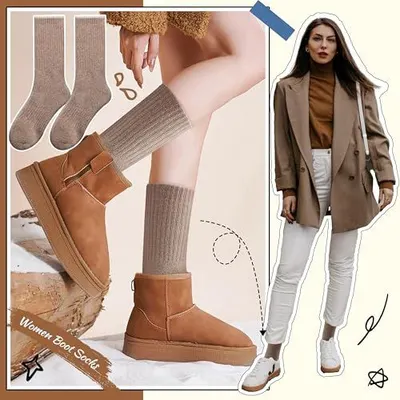 Demonstrates how the boots can be styled as part of a complete fall/winter outfit, showing versatility and fashion-forward appeal to help shoppers visualize wearing the product.