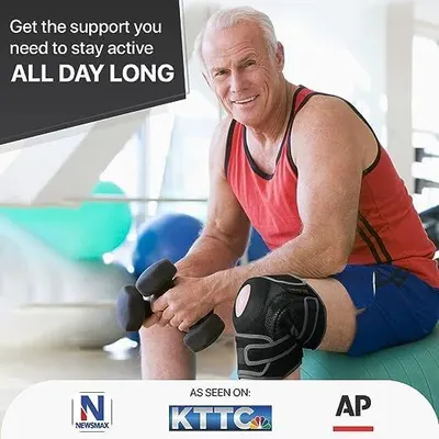Builds credibility and trust by showing the product has been featured on major news outlets and media platforms. Communicates that the product provides support for staying active throughout the…