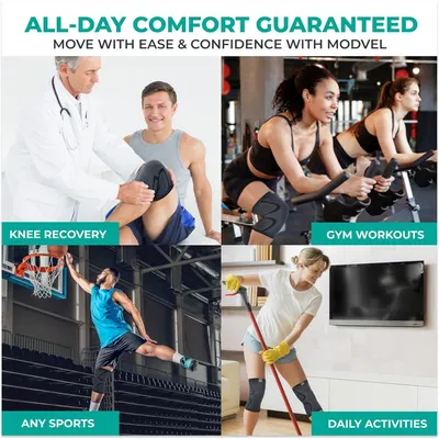 Demonstrates the versatility of the product by showing it can be used across multiple real-world scenarios including medical recovery, fitness, sports, and everyday tasks, reassuring shoppers of its…