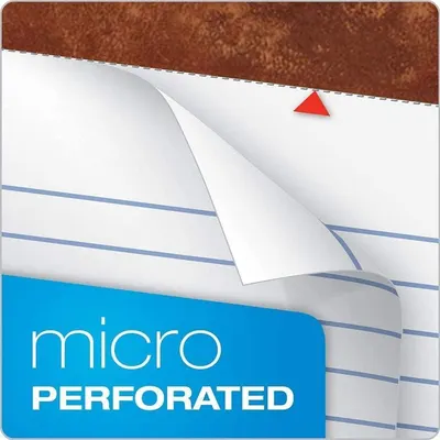 Highlights the micro-perforated design of the paper product, communicating that it tears cleanly and easily along the perforations for convenient use.
