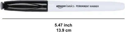 Communicates the physical length of the marker to help shoppers understand the product's actual size before purchase.