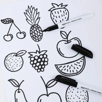 Demonstrates the marker's versatility by showing it can be used to create various detailed drawings and patterns, reassuring shoppers of its precision and multi-purpose capability.