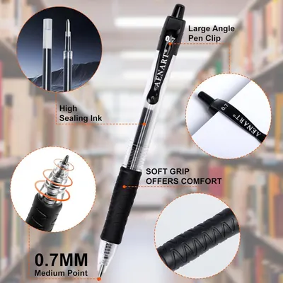 Breaks down the pen's key physical components and features to help shoppers understand the product's construction and functional design elements. Showcases multiple distinct benefits of the pen…