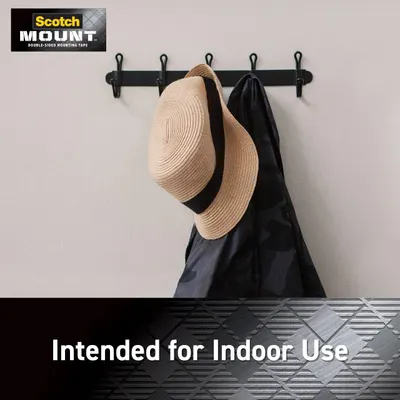 Demonstrates that the mounting tape is specifically designed and suitable for indoor applications, reassuring shoppers about appropriate usage environments.