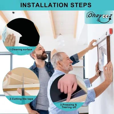 Demonstrates the step-by-step installation process for the product, showing shoppers that setup is straightforward and manageable with clear visual instructions.