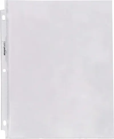 Provides a clean, catalog-style view of the product on a white background with no distractions, allowing shoppers to see the physical appearance and design of the binder pocket clearly.