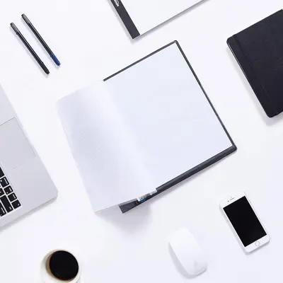 Showcases the product in a real-world professional workspace environment to help shoppers visualize how it fits into their daily work routine.