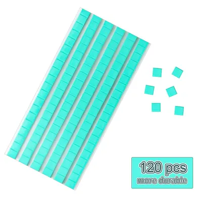 Communicates the large quantity included (120 pieces) and emphasizes the product's durability to reassure shoppers of value and quality. Shows the full set of items the customer receives, displaying…