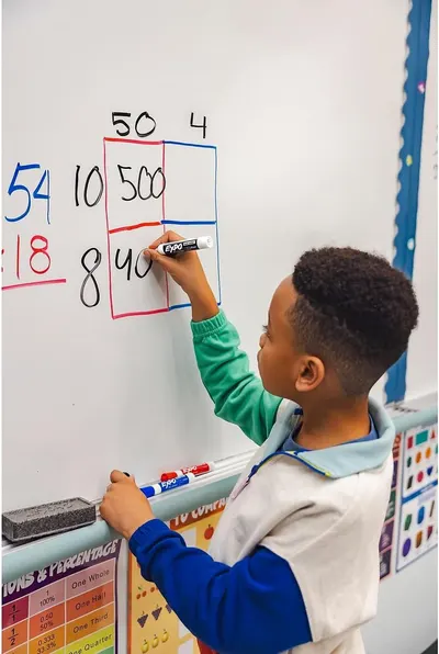 Demonstrates the product being used in a real-world educational context to show its practical application for learning and teaching.