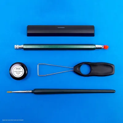 Shows all the tools and accessories included with the product purchase, helping shoppers understand the complete value and contents of the package.