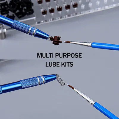 Demonstrates the versatility of the lube kit by showing multiple application scenarios and uses, reassuring shoppers that this tool can handle various lubrication tasks.