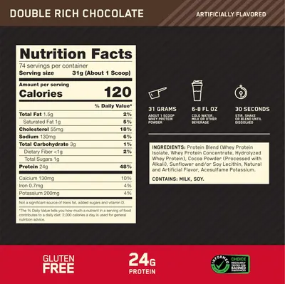 Provides clear step-by-step instructions on how to prepare the protein powder, including the amount to use, liquid volume, and mixing time to help shoppers understand proper usage. Highlights…