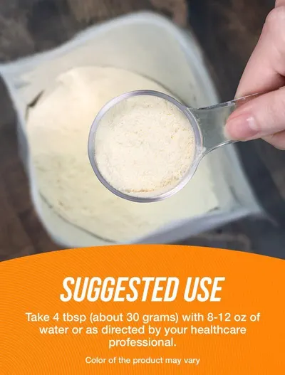 Demonstrates how to properly measure and use the product by showing the correct serving size and mixing instructions to ensure shoppers understand proper usage. Communicates the simplicity and…