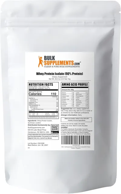 Provides comprehensive product information including nutritional content, amino acid breakdown, usage instructions, allergen warnings, and quality assurance to help shoppers make an informed…