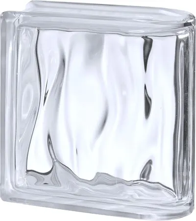 Provides a clean, catalog-style view of the glass block product on a white background with no text or design elements, allowing shoppers to see the product clearly.