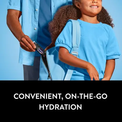 Communicates that the product is portable and convenient for on-the-go hydration, making it easy to carry and use anywhere.