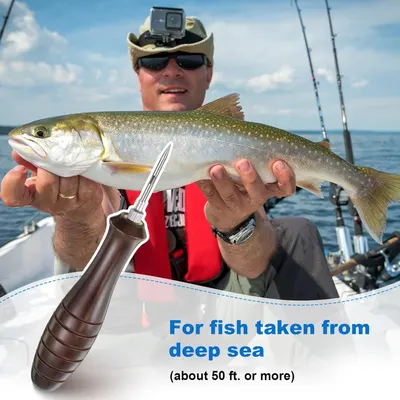 Demonstrates the product's effectiveness for deep sea fishing applications, specifically for catching fish at depths of 50 feet or more. Highlights the product's capability to handle deep sea…