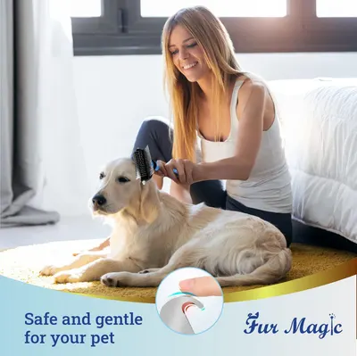 Reassures pet owners that the grooming brush is designed to be safe and gentle on their pets, providing peace of mind during grooming.