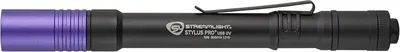 Provides a clean, catalog-style view of the Streamlight Stylus Pro flashlight to show the product clearly without distractions.