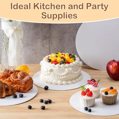 Shows the product's versatility for various baked goods and party settings, demonstrating it works for cakes, pastries, and other desserts.