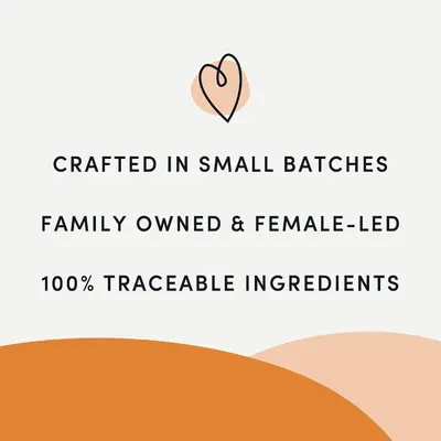 Communicates the brand's values and identity, emphasizing craftsmanship, family ownership, and ingredient transparency to build trust and emotional connection with shoppers.
