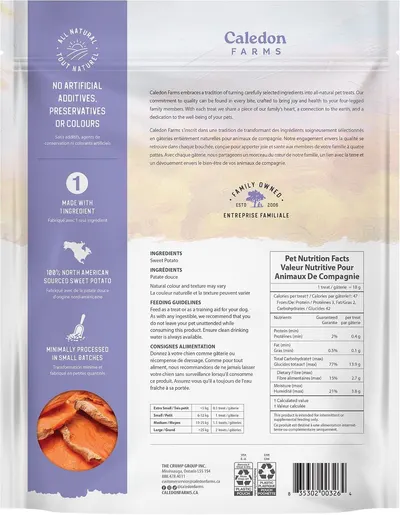 Provides comprehensive product information including ingredients, nutritional content, feeding instructions, and brand values to inform purchase decisions and proper usage.