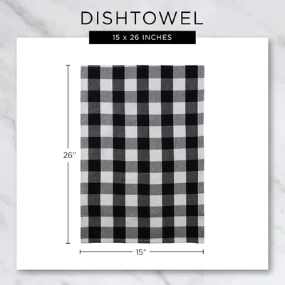Provides exact physical dimensions of the dishtowel so customers can assess whether the size meets their needs.