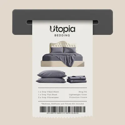 Displays the complete package contents in a product packaging format with detailed list of included items and their features.