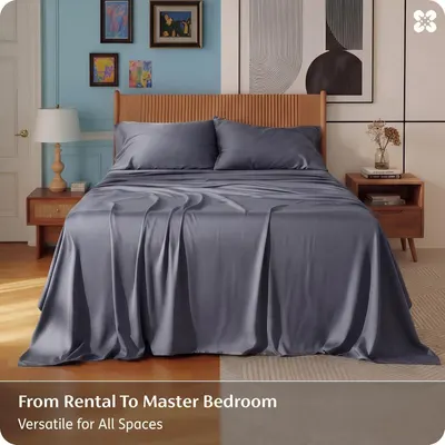 Demonstrates the product's versatility and suitability for any bedroom setting, from rental to master bedroom.