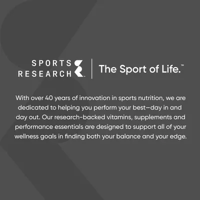 Establishes brand credibility and trust by highlighting 40 years of innovation in sports nutrition and the brand's commitment to supporting wellness goals.