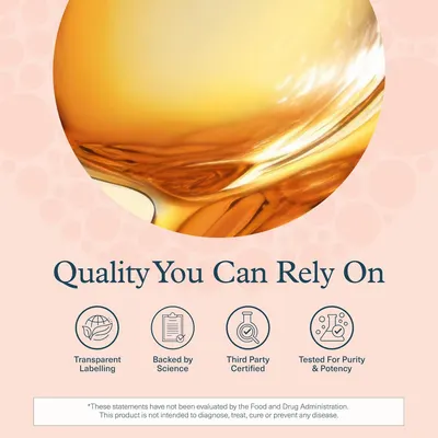 Builds trust by highlighting quality assurance measures, certifications, and scientific backing to reassure shoppers about product integrity.