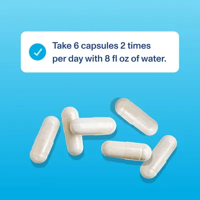 Provides clear usage instructions to help shoppers understand how to take the supplement correctly for best results. Demonstrates the simple dosage regimen to reassure shoppers about ease of use.