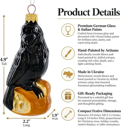 Communicates multiple product benefits in a segmented layout including premium materials, artisan craftsmanship, origin, packaging, and sizing to reassure…