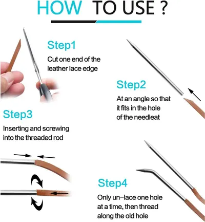 Provides clear step-by-step instructions on how to relace a baseball glove, reassuring shoppers that the process is manageable and straightforward.
