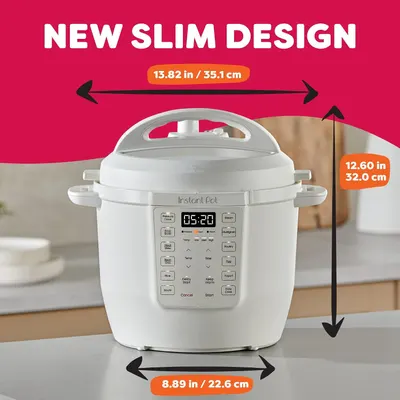 Shows the exact physical dimensions of the product (13.82 x 12.60 x 8.89 inches) to help shoppers understand its footprint and confirm it will fit on their…