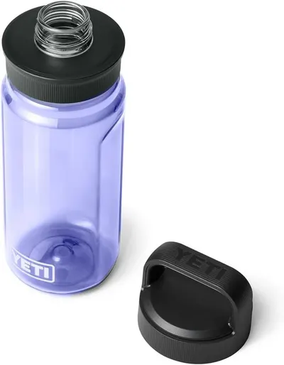 Shows what the customer receives in the package: the water bottle with two different cap styles, helping shoppers understand the complete contents of their…