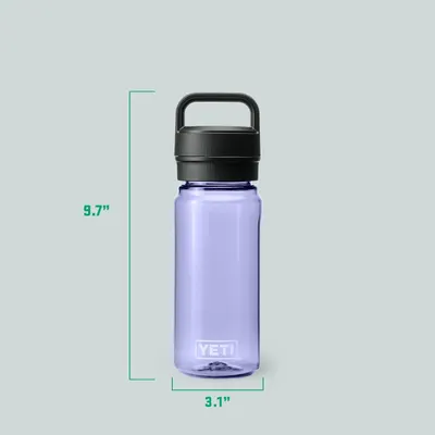 Provides exact physical measurements of the water bottle to help shoppers understand how big the product is and whether it will fit their needs.