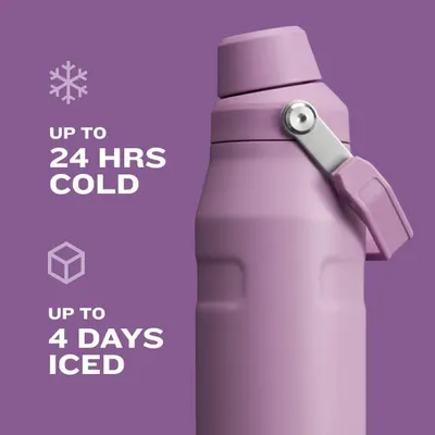 Communicates the bottles insulation performance with specific time-based metrics to reassure shoppers about temperature retention capabilities. Emphasizes the thermal performance benefit to show the…