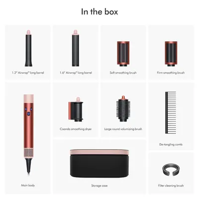 Displays all items included in the box with clear labels to show the complete value and versatility of the purchase.