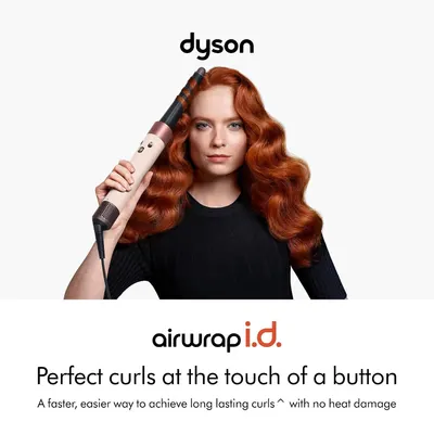 Communicates the product's ease of use and hair protection benefit, showing the result (perfect curls) achieved quickly and safely with the Airwrap i.d.…