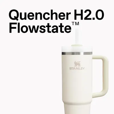 Highlights the product's proprietary Flowstate lid technology as a key differentiating feature.