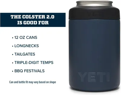 Demonstrates the product's versatility by showing multiple use scenarios including 12 oz cans, longnecks, tailgates, triple-digit temps, and BBQ festivals,…