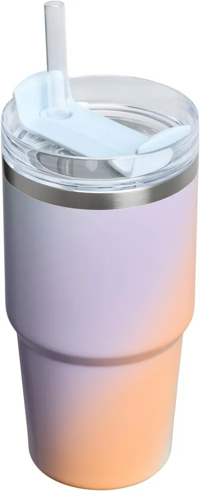 Provides a clean, catalog-style view of the tumbler with its lid and straw on a white background for clear product visualization.