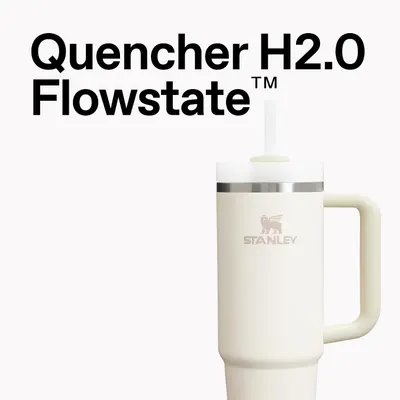 Highlights the proprietary Flowstate lid technology as a key product feature to differentiate the product.