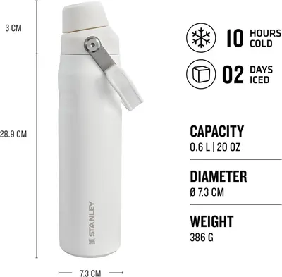 Provides exact measurements (height, diameter, weight, capacity) to help shoppers understand the physical size and volume of the bottle. Highlights the bottle's performance stats (10 hours cold, 2…