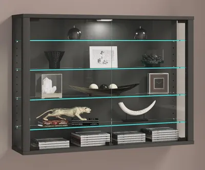 Shows the product styled in a real-world setting with decorative items to help shoppers visualize how it looks when filled and displayed in their home.