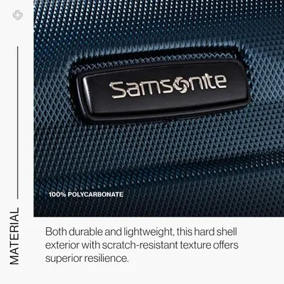 States the shell is 100 percent polycarbonate, reassuring shoppers the case is both durable and lightweight.